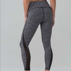 lululemon Train Times 7/8 Leggings in Black Slate